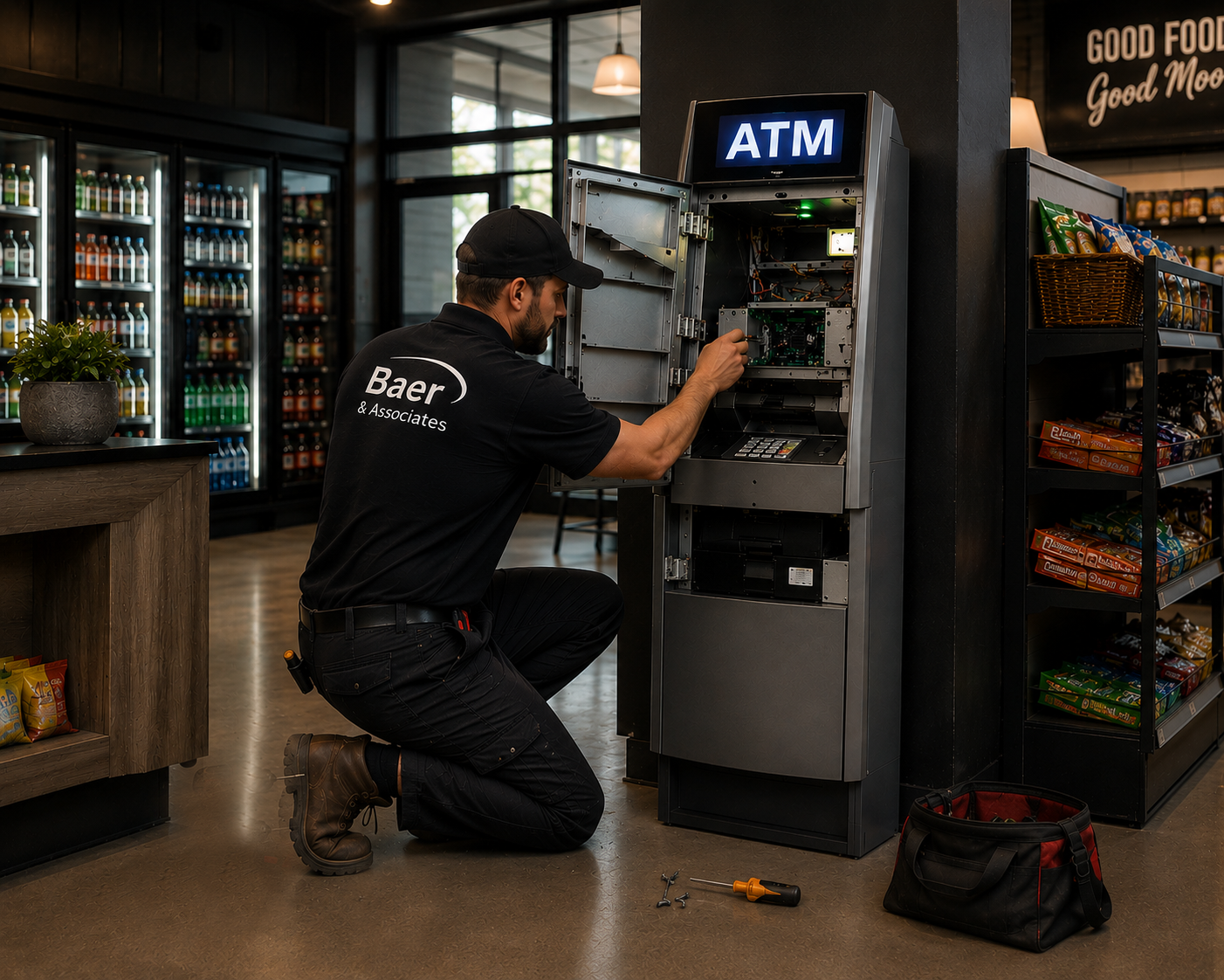 Comprehensive routine maintenance at no cost designed to keep your ATM machines running smoothly